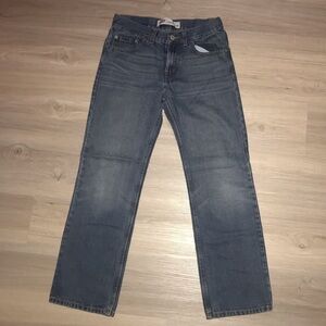 LEVI’S 514 Slim Straight Medium Wash Denim Jeans Girl’s Size 16 28x28